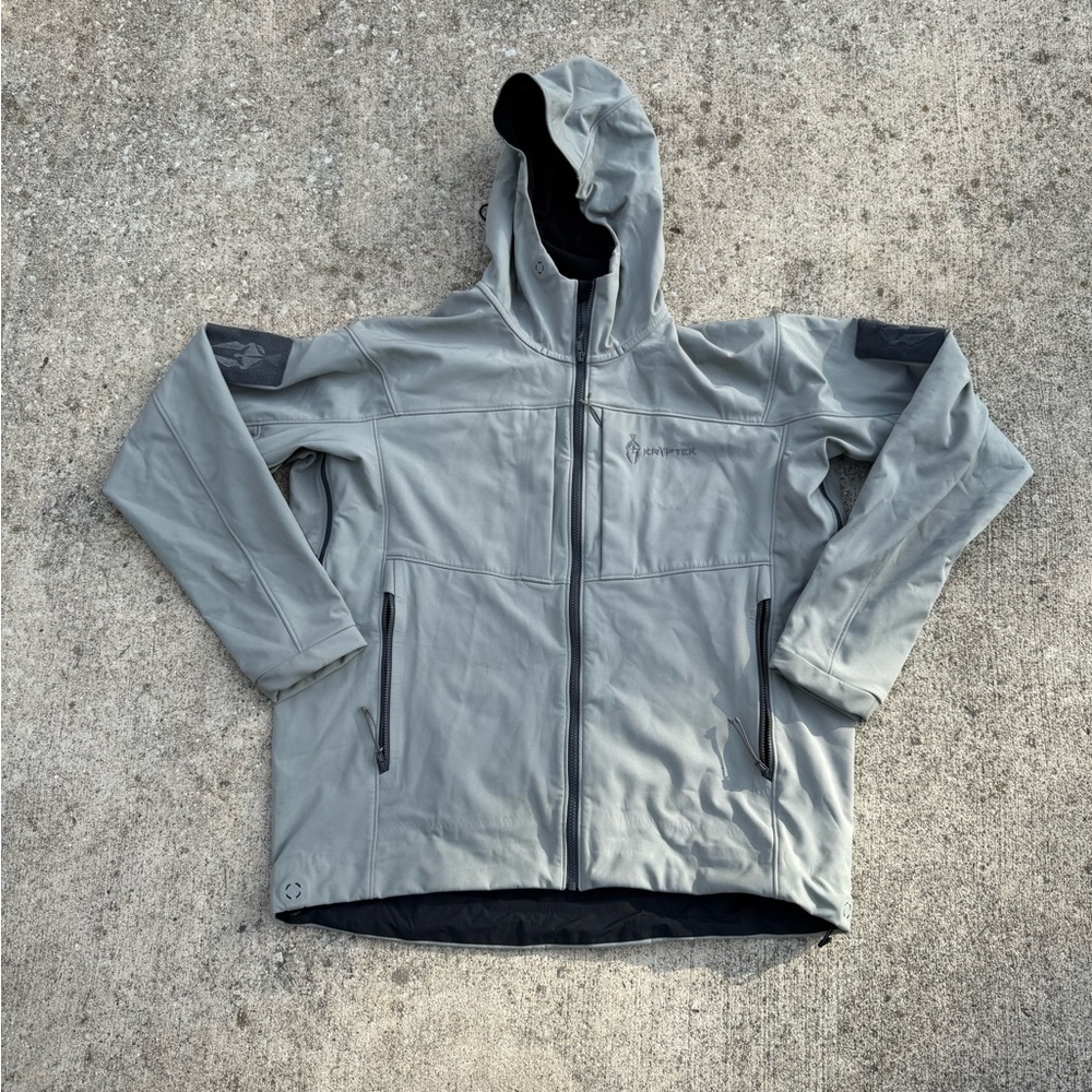 Gray Hooded Kryptek Jacket